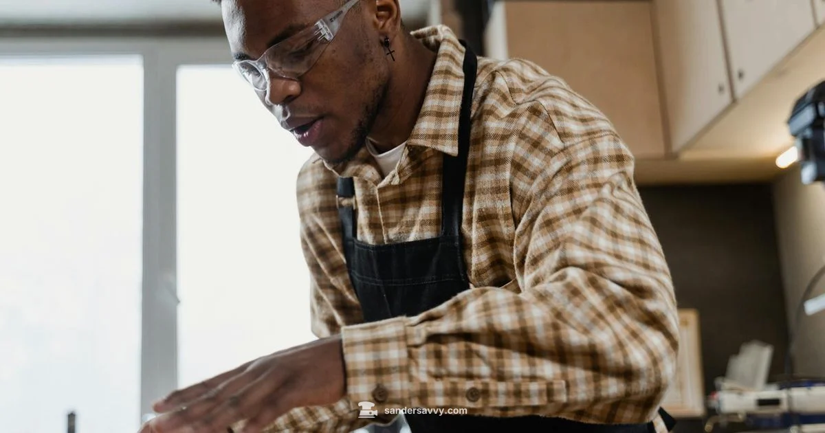 Sanding Disc in Use - SanderSavvy