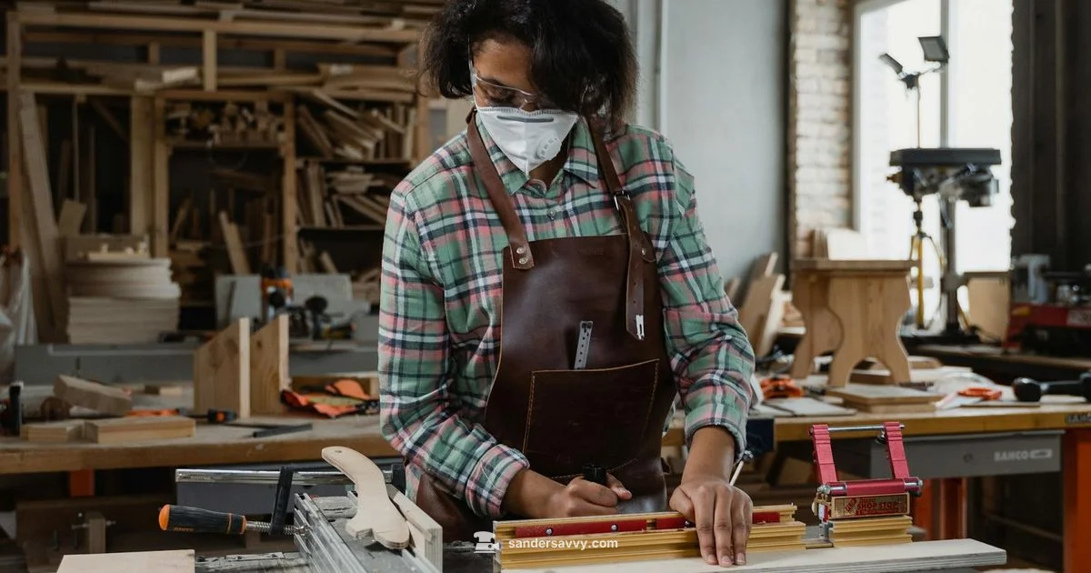 Orbital Sander in Action - SanderSavvy