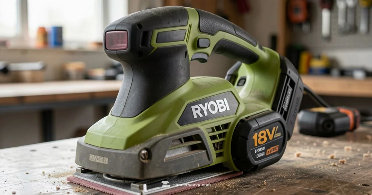 Ryobi 18V Belt Sander - SanderSavvy