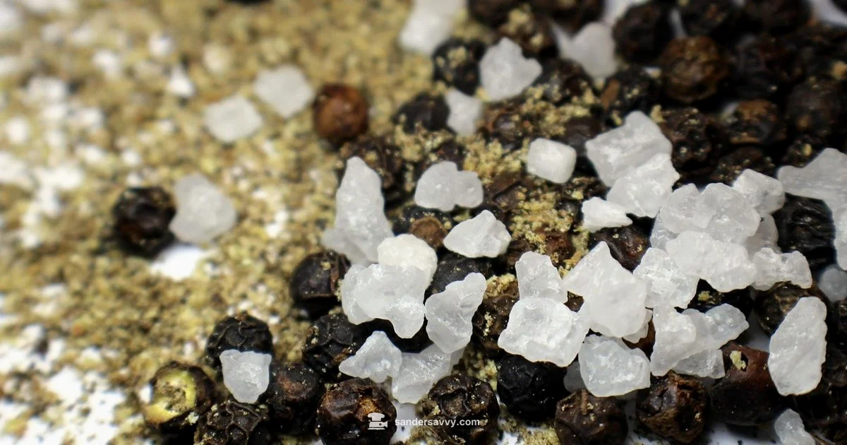 Keep Salt Grinder Clean - SanderSavvy